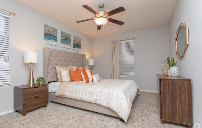 main bedroom at Parks at Utoy Creek Apartments in Atlanta, GA 30331