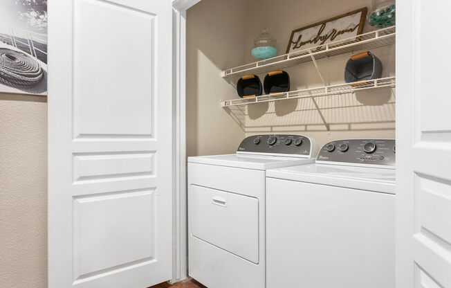 Washer and Dryer Included (In some homes)