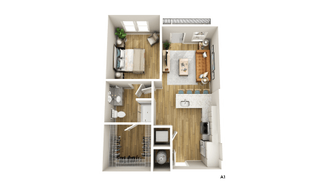 1 bed, 1 bath, 655 sqft, $1,625