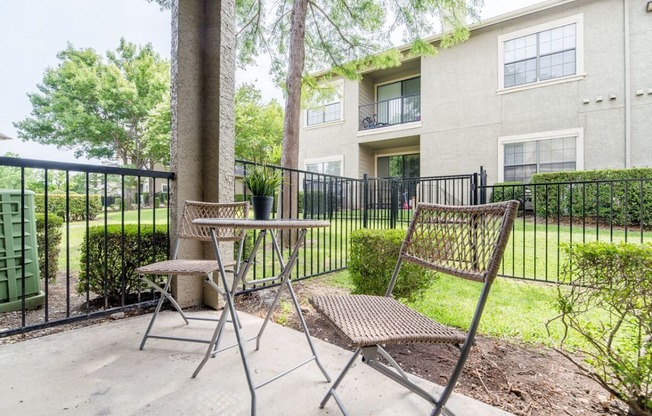 Private Patio  at Prestonwood Hills, Texas