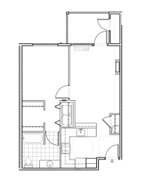 1 bed, 1 bath, 708 sqft, $1,853