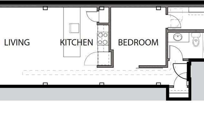 1 bed, 1 bath, 671 sqft, $1,450, Unit 5E