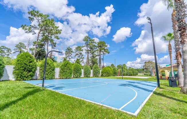 Basketball Court at Mission Club Apartments in Orlando, FL