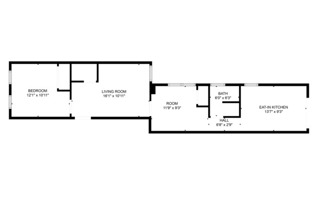 1 bed, 1 bath, 579 sqft, $1,095, Unit Apt 1