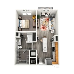 1 bed, 1 bath, 722 sqft, $1,720