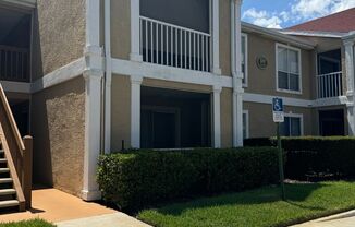 1/1 condo in New Tampa gated community on ground floor unit