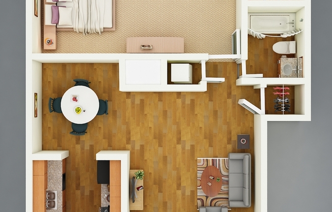 1 bed, 1 bath, 900 sqft, $1,612