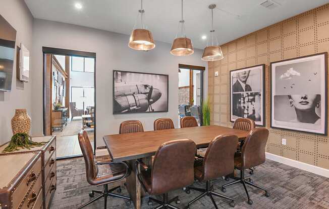 Conference Room at The Foundry Luxury Apartments in Tampa FL