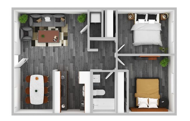 2 beds, 1 bath, 775 sqft, $1,249, Unit 216