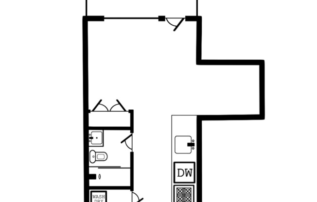 Studio, 1 bath, $1,585, Unit 103