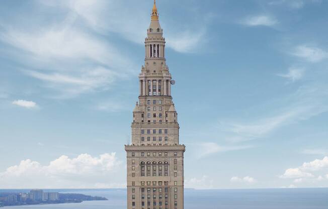 Building Exterior and Neighborhood at The Terminal Tower Residences Apartments, Ohio, 44113