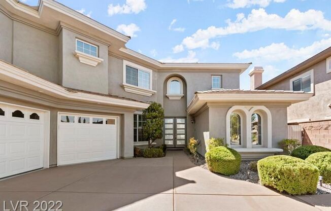 Recently remodeled 5 BEDROOMs/4 bathrooms, in the gated Talon Pointe/Summerlin.