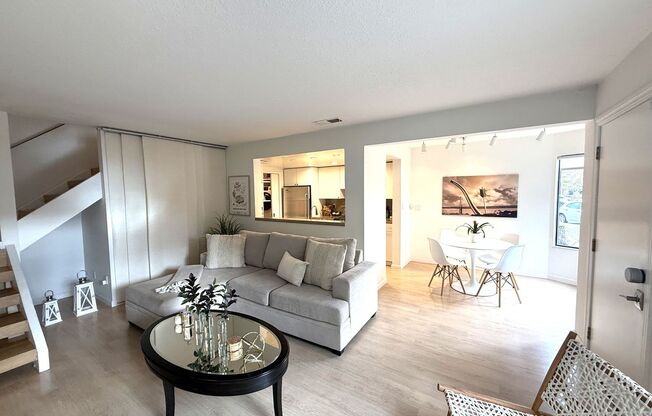 UPDATED TWO BEDROOM / ONE BATH TWO-STORY CONDO IN CAPTAINS COVE