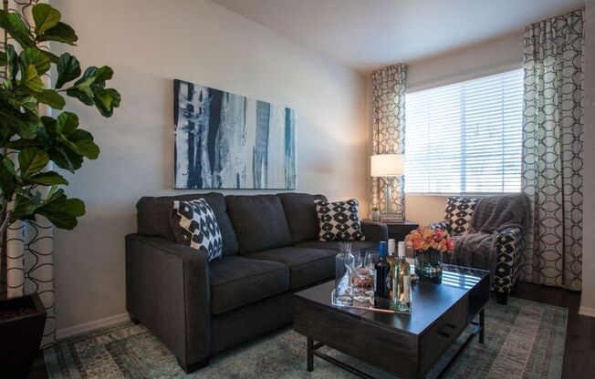 Living room at San Vicente Townhomes in Phoenix AZ