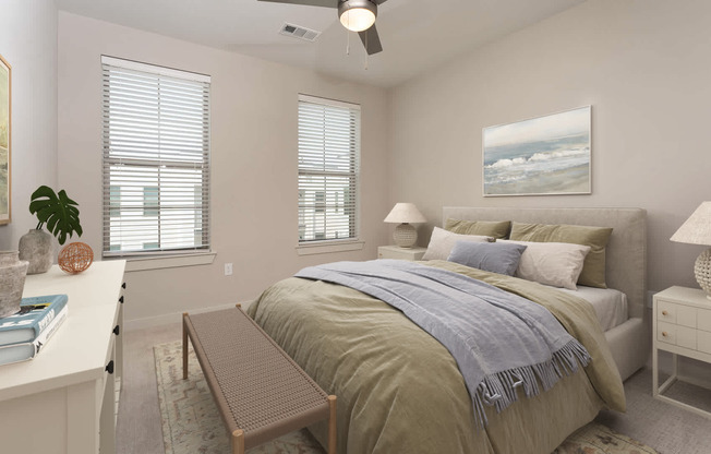 Carpeted Bedroom