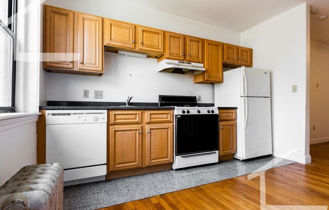 Conveniently Located, Spacious Apt w Ht & HW Inc.  Near B and C lines!