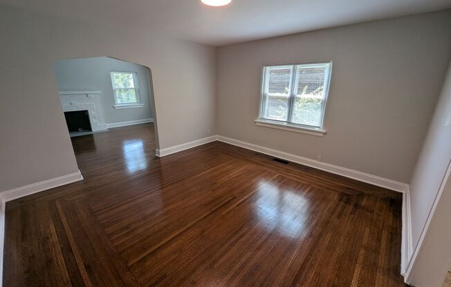 Beautifully renovated 2 bedroom house with new kitchen, bathroom and 2 car garage.