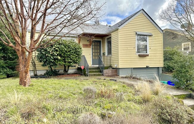 Montavilla Bungalow with Hardwoods, Fenced Backyard, Large Basement