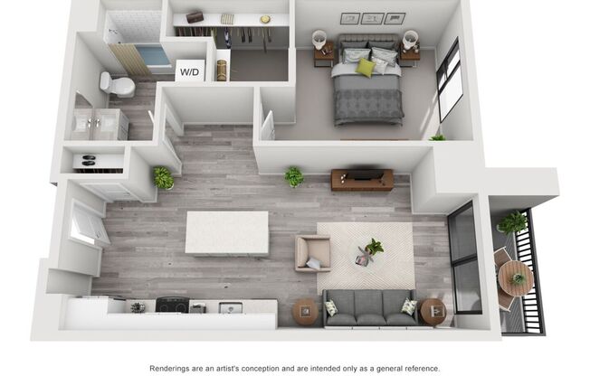 1 bed, 1 bath, 768 sqft, $1,783