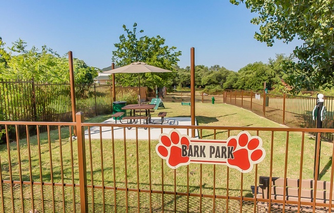 Dog park. at The Legends at Eagle Mountain Lake, Texas