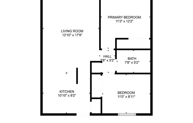 2 beds, 1 bath, 714 sqft, $1,050, Unit 04