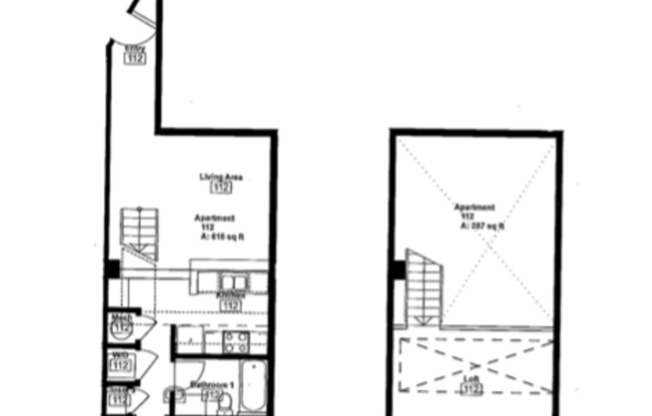 2 beds, 2 baths, 850 sqft, $1,400, Unit APT 112