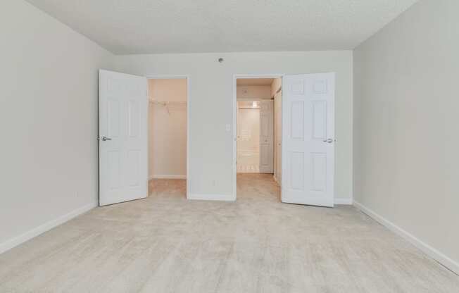 Apartment bedroom with closet space  at Lenox Park, Silver Spring, Maryland