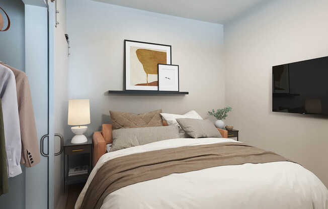 Bedroom with Hard Surface Flooring