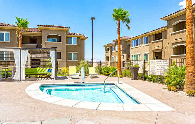 Small pool at The View at Horizon Ridge, Henderson, NV