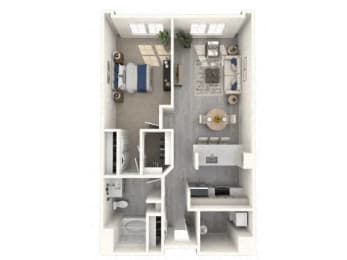 1 bed, 1 bath, 829 sqft, $1,869