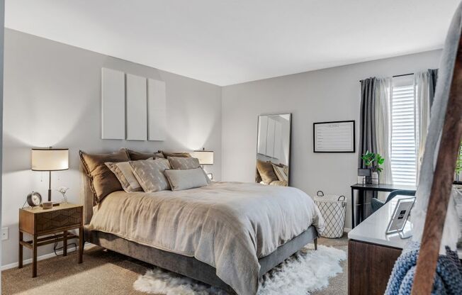 Bedroom Interior at The Beacon, Huntsville, 35816