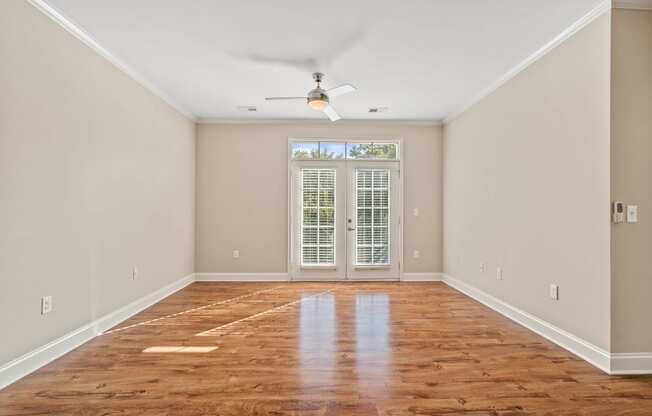 Spacious Living Room Area at The Village Lofts  in Greensboro, NC