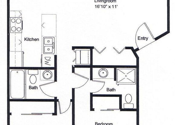 2 beds, 2 baths, 900 sqft, $3,095, Unit 407