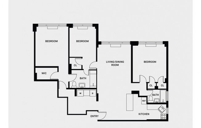 4 beds, 2 baths, $9,702, Unit 10A