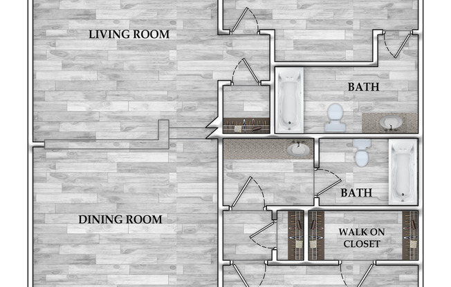 2 beds, 2 baths, 1,185 sqft, $955, Unit 240