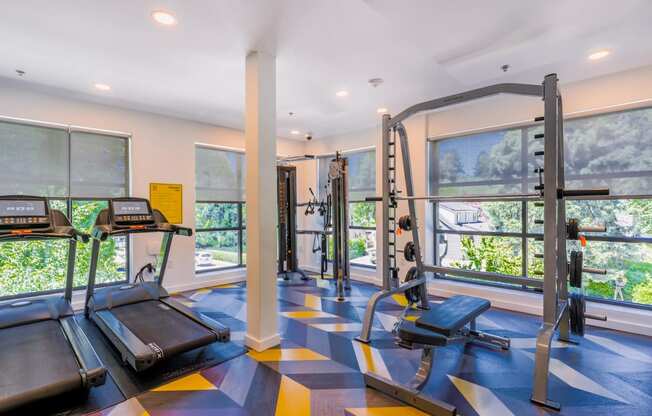 resident fitness center at edition