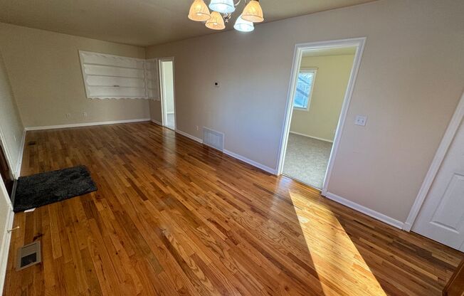 Cute little home with huge back yard.