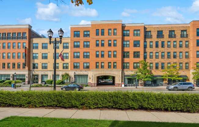 the building in which the hotel is located at The Merc, Waltham, MA