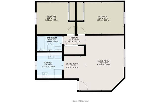 1 bed, 1 bath, 750 sqft, $1,345, Unit 1895F