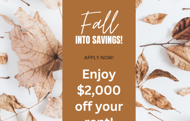 A promotional image for a fall savings offer from Metro 710.