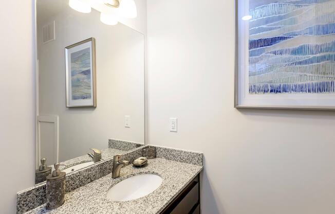 Spacious Counters In Riverstone Apartments At Long Shoals in Arden, NC