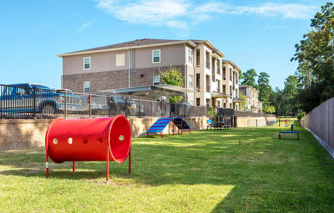 Hilltops Apartments in Conroe, Tx Dog Park