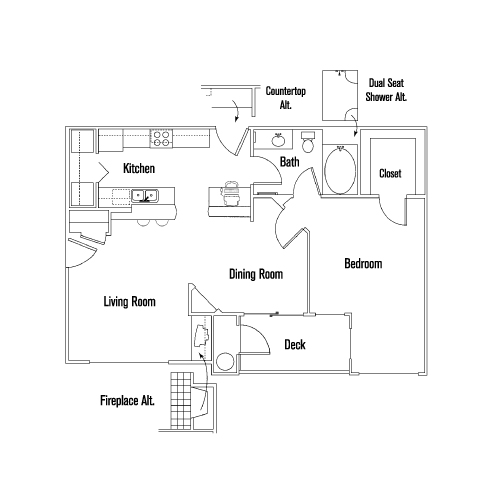 1 bed, 1 bath, 829 sqft, $2,680, Unit 103