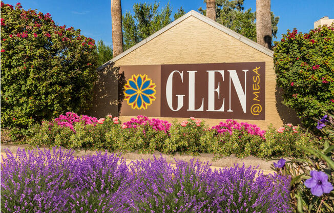 Property Entrance Sign at Glen at Mesa Apartments, Mesa, Arizona