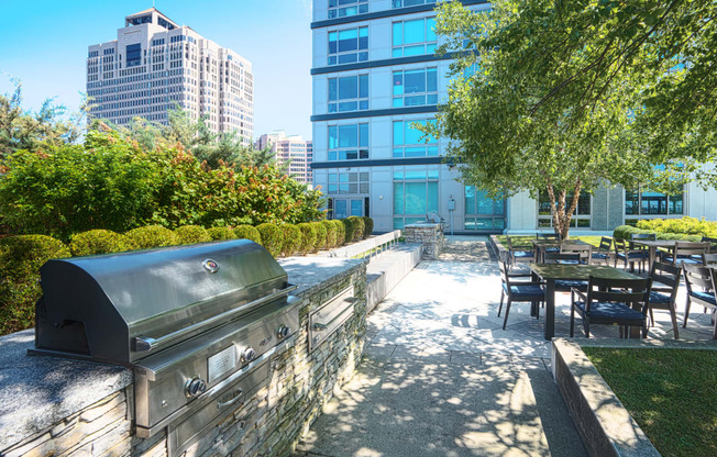 Rooftop grills and picnic spaces