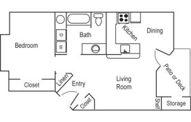 1 bed, 1 bath, 704 sqft, $1,170, Unit 803-031