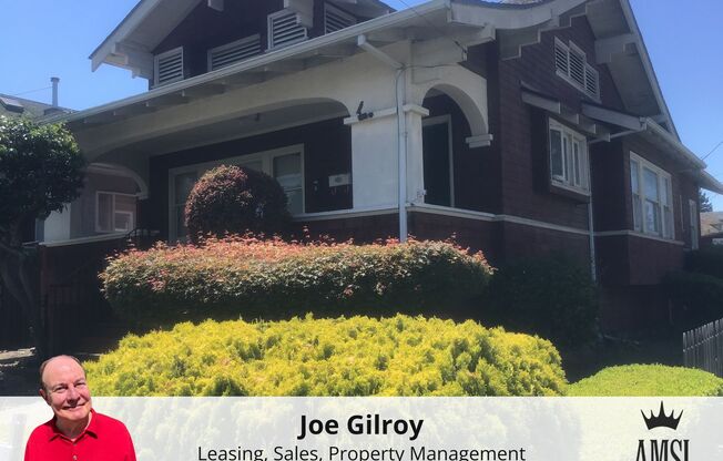 Nice Furnished 3 bedroom Home in Alameda  Joe Gilroy  AMSI