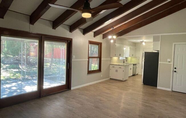 Great remodel of lovely home on corner lot in Travis Heights area of S Austin!