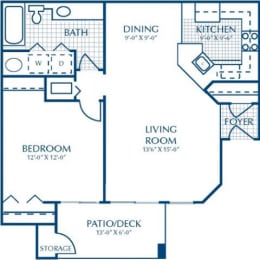 1 bed, 1 bath, $1,324