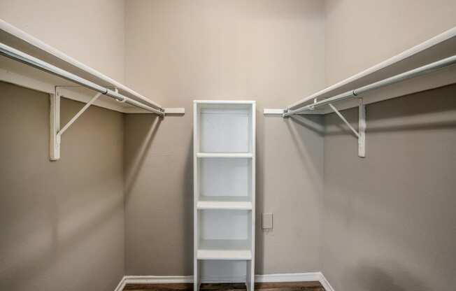 Walk-in Closet at The Players Club Apartments in Nashville, TN